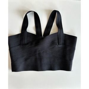 Black Bandage Cami Tank Top Sz. Large